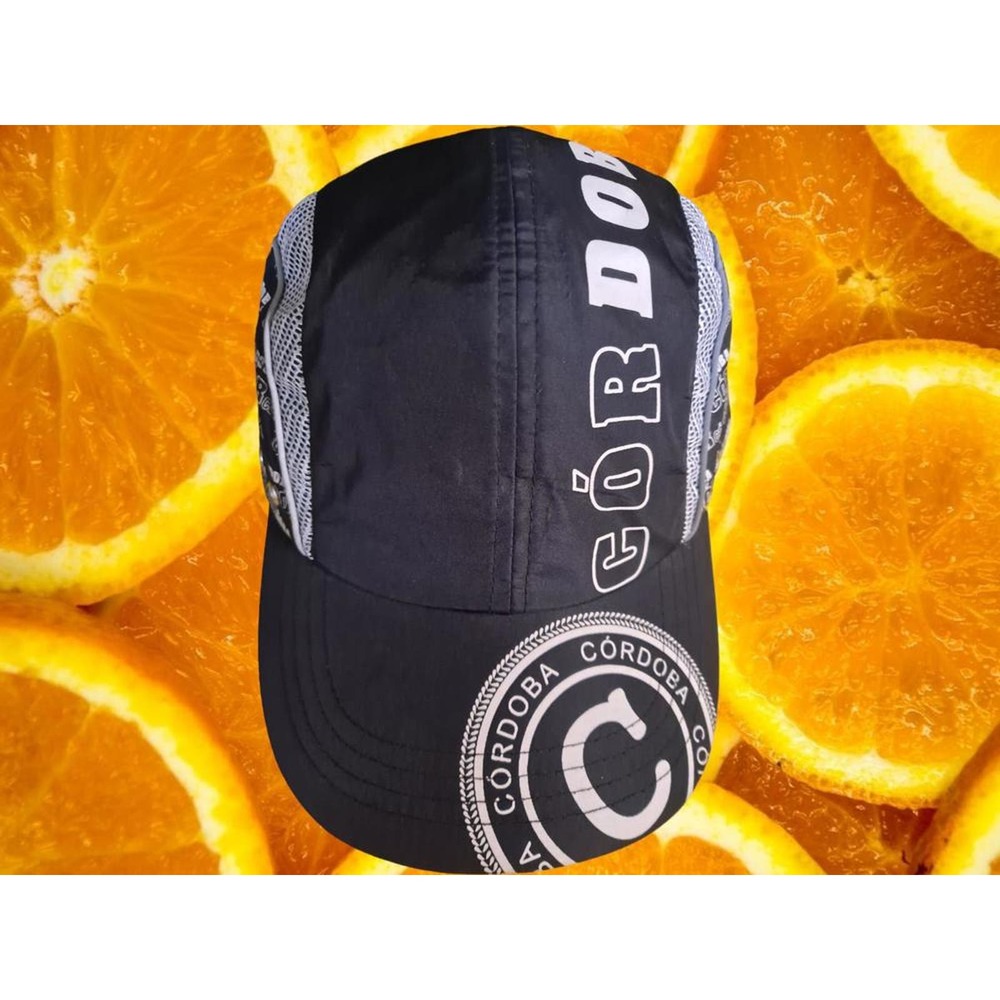 CorDoba‎ Black and White Hook and Loop Adjustable Hat